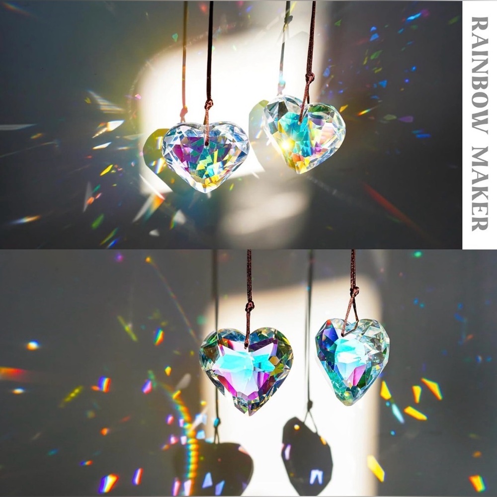 Crystal Heart Sun Catchers - Picture 3 of 5